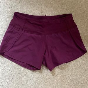 LuLuLemon Shorts (Maroon)